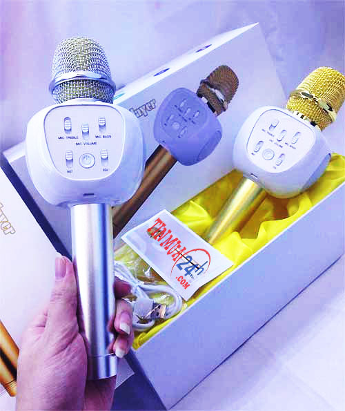micro kèm loa karaoke bluetooth YHSJ-007, micro kèm loa karaoke bluetooth, micro kèm loa YHSJ-007
